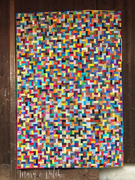 Crumbs Quilt Pattern, Quilts Made From Fabric Scraps, Quilts Made From Scraps, How To Make A Scrappy Quilt, It’s A Snap Quilt Pattern, Scraps Quilt Patterns, Layer Quilt Patterns, Scrap Patchwork Quilts, Backing For Quilts