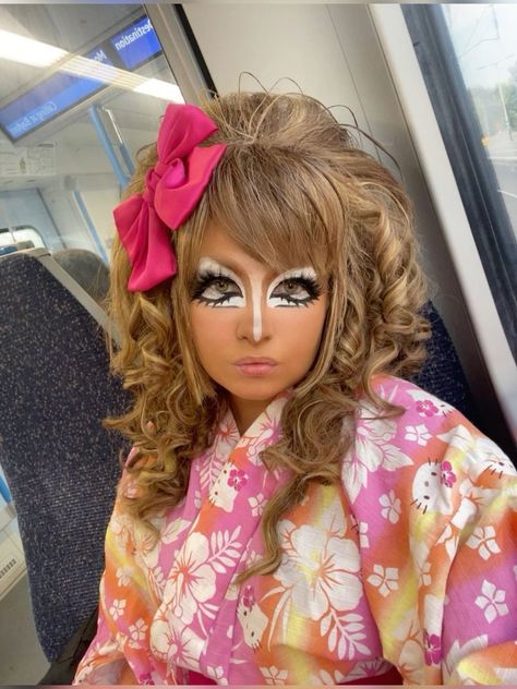 Gyaru Hair, Gyaru Aesthetic, Gyaru Makeup, Doll Eye Makeup, Japanese Makeup, Gyaru Fashion, Jairzinho, J Fashion, Soft Hair