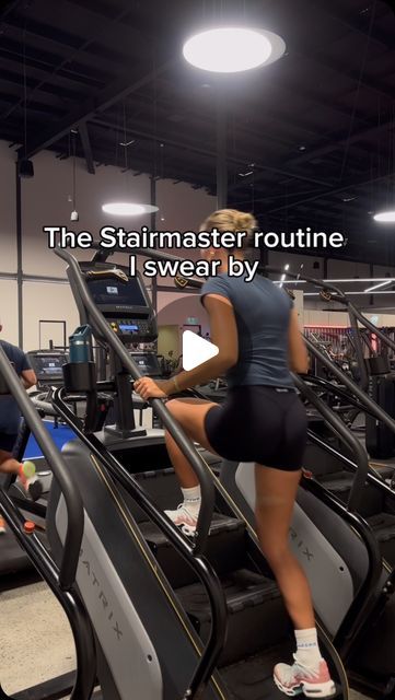 Bayley Norris on Instagram: "Need a good sweat + a good burn try this stairmaster routine😮‍💨😮‍💨 Fit is of course @dfyne.official   #stairmaster #workout #gym #abs" Beginner Stairmaster Workout, Stairmaster Workout Glutes, Stairmaster Routine, Stairmaster Workout Fat Burning, Stairmaster Before And After, Stair Master Workout, Stairmaster Workout, Stair Master, Gym Plan