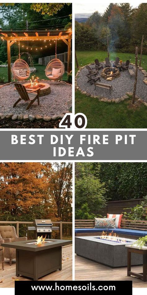 Transform your outdoor space with these 40 best DIY fire pit ideas! From simple stone rings to creative brick and metal designs, discover unique and budget-friendly fire pits that add warmth and style to your backyard. Outdoor Firepit Designs, Diy Fire Chimney Outdoor, Cool Fire Pit Ideas, Homemade Fire Pit Diy, Red Brick Outdoor Fire Pit, Square Fire Pit Ideas Backyard Diy Projects, Dug In Fire Pit Ideas Backyard, Diy Propane Fire Pit Ideas, Bonfire Pit Ideas Diy