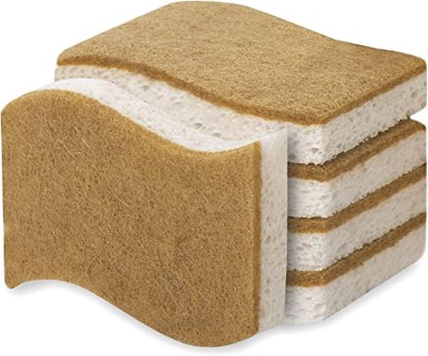 Home Cleaning Supplies, Fig Bars, Dish Sponge, Natural Sponge, Scrub Sponge, Bad Odor, Kitchen Sponge, Apartment Stuff, Pet Hair Removal