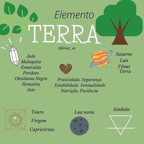 Bruxa Astrológica no Instagram: “O elemento Terra na astrologia significa substância e praticidade, organização, persistência e realização. 🌍✨   Tem como representação as…” Elemento Terra, Magia Das Ervas, Magic E, Vision Quest, Everything Is Energy, Witch Girl, Energy Healing Spirituality, Happy Photography, 4 Elements