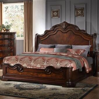 Reka Bentuk Bilik Tidur, 5 Piece Bedroom Set, Bedroom Beds, Wooden Bed Design, Bedroom Suites, Sanctuary Bedroom, Standard Bed, Poster Bed, Solid Wood Bed