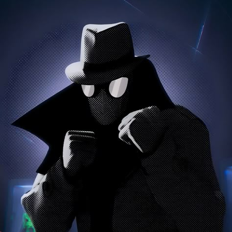 Spider Noir Into The Spiderverse, Spidernoir Icon, Spider Man Noir Wallpaper, Spider Noir Without Mask, Spider Nior, Spider Noir Pfp, Spider Noir Fanart, Noir Spiderman, Spiderman Noir