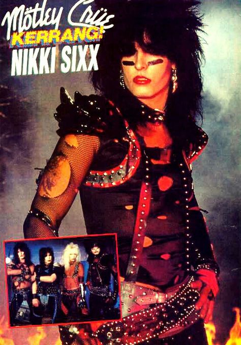 Motley Crue Nikki Sixx, Shout At The Devil, Sixx Am, Hair Metal Bands, Motley Crew, Mick Mars, 80s Hair Bands, Vince Neil, Motley Crüe