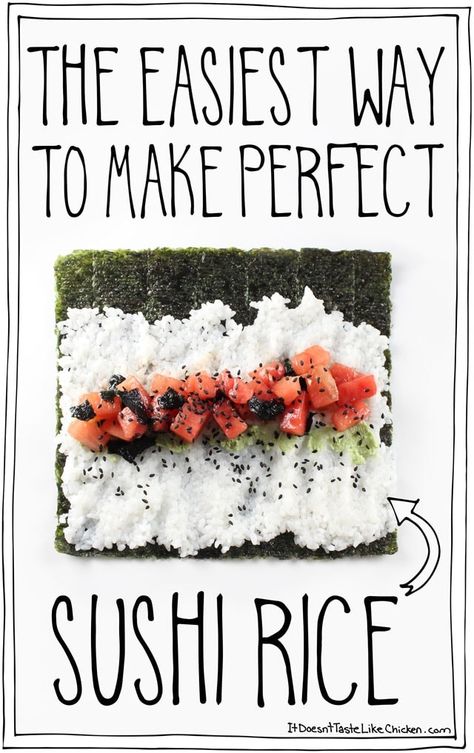 Perfect Sushi Rice, Making Sushi At Home, Sushi Rice Recipes, Sushi Recipes Homemade, Making Sushi, Diy Sushi, Sushi At Home, Easy Sushi, Best New Recipes