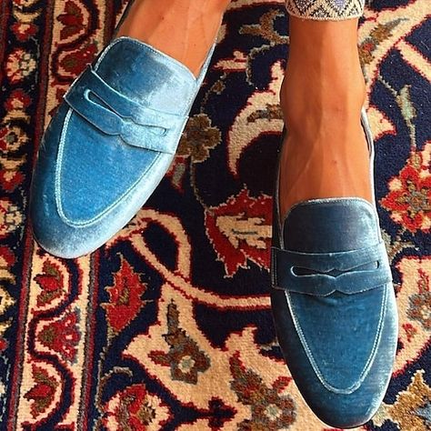 Fall Heel, Women's Slip Ons, Loafers Online, Women's Loafers, Suede Loafers, Vintage Casual, Heel Type, Blue Rose, Vintage Shoes