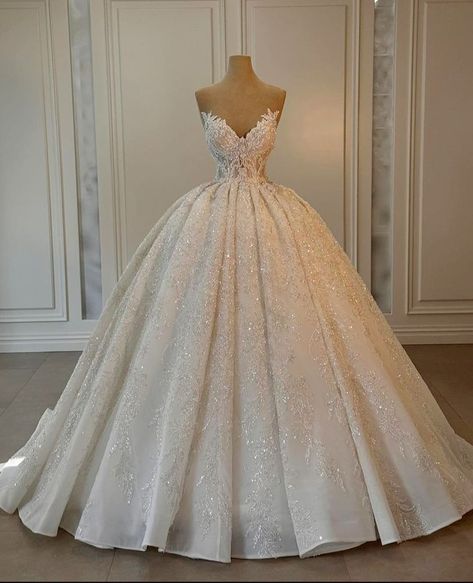 Rhinestone Ball Gown Wedding Dress, Disney Belle Wedding Dress, Expensive Wedding Dress Ball Gowns, Puffy Sparkly Wedding Dresses, Ballgown Wedding Dress Corset Top, Wedding Dresses Valdrin Sahiti, White And Rose Gold Wedding Dress, Extra Wedding Dresses Ball Gown, Bold Wedding Dresses