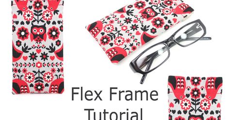 Hello :D      It's time for another tutorial. This time its all about the internal flex frame. Give the flex frame pouch a squeeze  and you... Eyeglass Cases Diy, Flex Frame Pouch, Snap Bags, Snap Bag, Zipper Pouch Tutorial, Purse Tutorial, Pouch Tutorial, Glasses Cases, Cases Diy