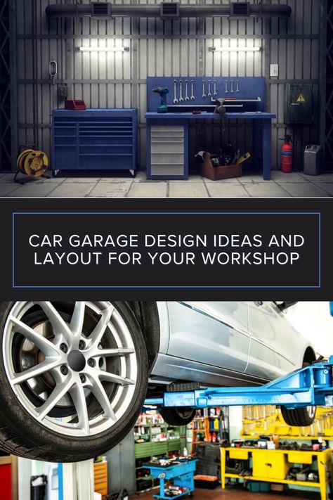 Small Auto Shop Ideas, Car Workshop Ideas, Automotive Shop Layout, Car Workshop Design Layout, Car Workshop Design, Automotive Repair Shop Design, Car Repair Shop Design Garage, Car Repair Shop Design, Small Engine Repair Shop Layout