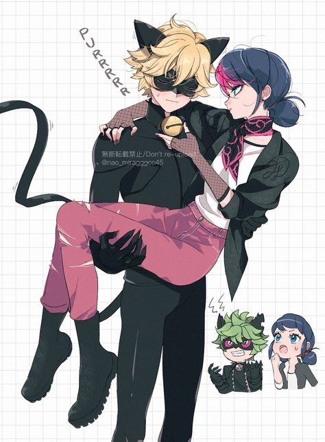 Ladybug And Cat Noir Height Difference, Catnoir X Ladybug Fanart, Miraculous Ladybug Cat Noir Fanart, Kitty Section Miraculous, Mlb Marinette Fanart, Meraculis Ladybug Oc, Lady Noir Fanart, Miraculous Doodles, Marichat Fanart