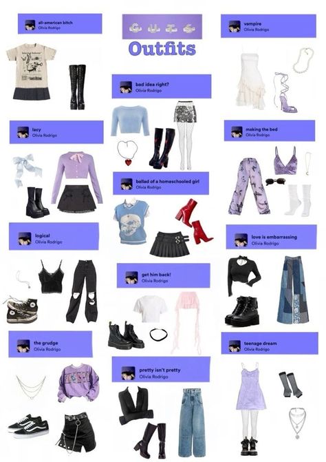 Olivia Rodrigo Get Him Back Outfit, Guts Outfits Concert, Olivia Guts Tour Outfits, Concert Outfit Ideas Olivia Rodrigo, Olivia Rodrigo Costume Halloween, Olivia Rodrigo Outfit Ideas, Olivia Rodrigo Tour Outfits Ideas, Olivia Rodrigo Concert Outfit Inspired, Olivia Rodrigo Guts Tour Outfit Ideas