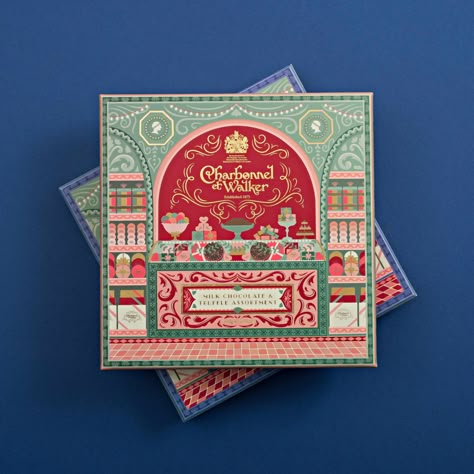 Dessert Packaging Design, Christmas Packaging Design, Habbo Hotel, Packaging Template Design, Sweet Box, Box Packaging Design, Food Packaging Design, Christmas Packaging, Idul Fitri