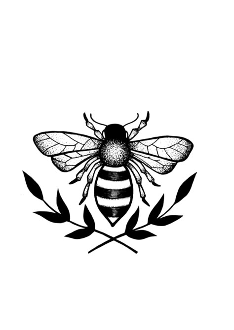 Traditional Bee Tattoo Black, Mens Bee Tattoo, Bee Tattoo Traditional, Bee Tattoo Black And White, Bee Hand Tattoo, Bee Tattoo Men, Traditional Bee Tattoo, Tatto Man, Honeybee Tattoo