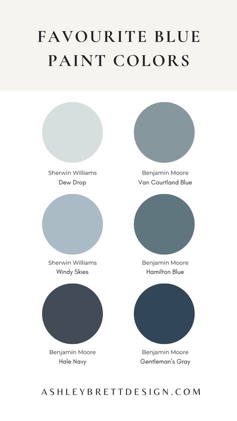 3 Reasons to Bring Blue into Your Home + My Favourite Blue Paint Colors Dusty Blue Half Bath, Smokey Blue Nursery, Dusky Blue Walls, Neutral Blue Living Room Paint, Denim Blue Bedroom Walls, The Best Blue Paint Colors, Sw Meditative Paint, Steely Blue Paint Color, Timeless Blue Paint Colors