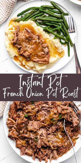 French Onion Pot Roast, Instant Pot Roast, Instant Pot Pasta Recipe, Instant Pot Meals, Best Instant Pot Recipe, Pot Roast Recipes, Roast Recipe, Instant Pot Dinner, Easy Instant Pot Recipes