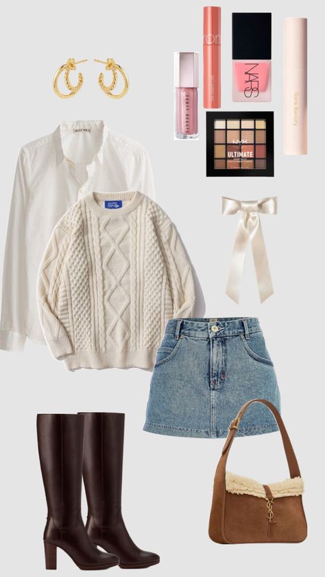 Thanksgiving outfit #beauty #outfitinspo #asianbeauty #makeup #fall #falloutfit #fallfit #fallaesthetic Thanksgiving Skirt Outfit, Cozy Thanksgiving Outfit, Dinner Outfit Date Night, Dinner Outfit Fall, Gossip Girl Outfits, Cute Thanksgiving Outfits, Thanksgiving Fashion, Facebook Account, Dinner Outfit