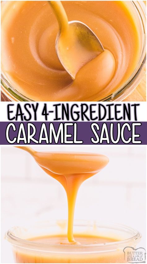 Easy Homemade Caramel Sauce, Caramel Apple Sauce, Easy Caramel Sauce, Caramel Dipping Sauce, Easy Homemade Caramel, Diy Caramel, Caramel Sauce Recipe, Easy Caramel, Caramel Dip