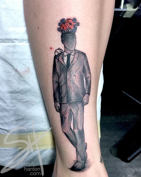 Flowers For Algernon Tattoos, Flowers For Algernon, Body Tattoos, Skull Tattoo, Watercolor Tattoo, Cool Tattoos, Flower Tattoo, Tattoo Ideas, Photo And Video