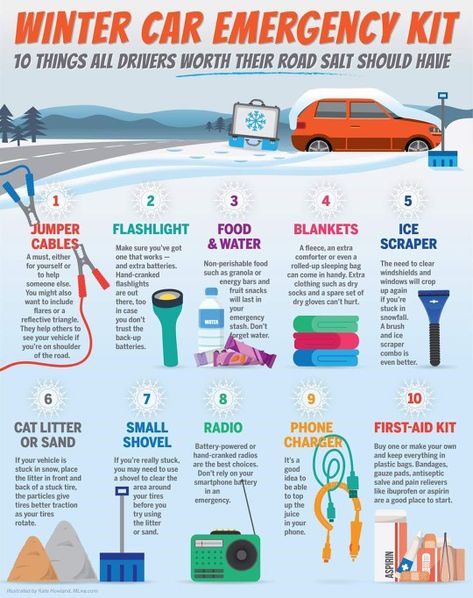 Winter Car Emergency Kit, Car Kit Essentials, Winter Car Kit, Winter Emergency Car Kit, Emergency Car Kit, Car Checklist, Survival Skills Emergency Preparedness, Car Life Hacks, Emergency Prepardness