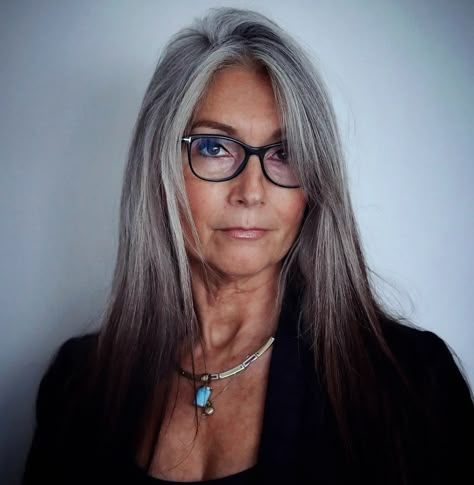 Grey Brown Hair, Gray Balayage, Reverse Ombre, Pepper Hair, Silver Haired Beauties, Grey Hair Transformation, Grey Highlights, Salt And Pepper Hair, Gorgeous Gray Hair