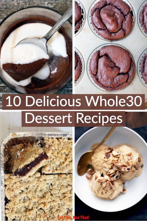 Whole30 Baking Recipes, Whole 30 Pie Recipe, Whole Food Recipes Dessert, Sweet Whole 30 Snacks, Whole 40 Dessert, Whole 30 Baking Recipes, Whole30 Sweet Treats, Sweet Whole 30 Breakfast, The Whole 30 Recipes