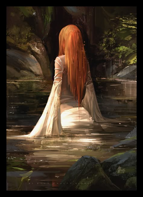 ArtStation - E V E, Sina Pakzad Kasra Redhead Art, Seni Dan Kraf, Soyut Sanat Tabloları, Fantasy Magic, Arte Fantasy, Fantasy World, Dark Art, Dark Fantasy, Aesthetic Art