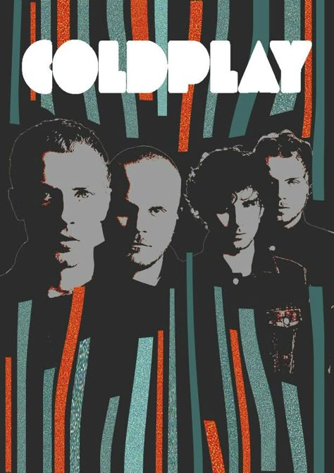 Coldplay poster Photoshop version:) Coldplay Vintage Poster, Coldplay Posters Aesthetic, Coldplay Poster Aesthetic, Coldplay Prints, Coldplay Aesthetic, Coldplay Poster, Coldplay Band, Coldplay Music, Cold Play