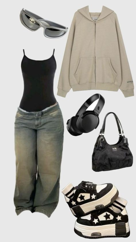 Styl Grunge, Street Style Outfits Casual, Trendy Outfits For Teens, Outfit Inspo Casual, Swaggy Outfits, Mode Inspo, Cute Everyday Outfits, Really Cute Outfits, Casual Style Outfits