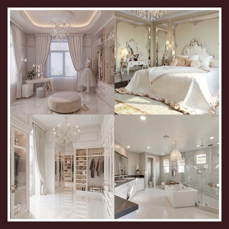 Aesthetic Bedroom Big, Girly Bedroom Decor, Bedroom Big, Luxury Bedrooms, Luxury Room Bedroom, Bedroom Interior Design Luxury, Classic House Design, Modern Luxury Bedroom, Luxury Bedroom Design