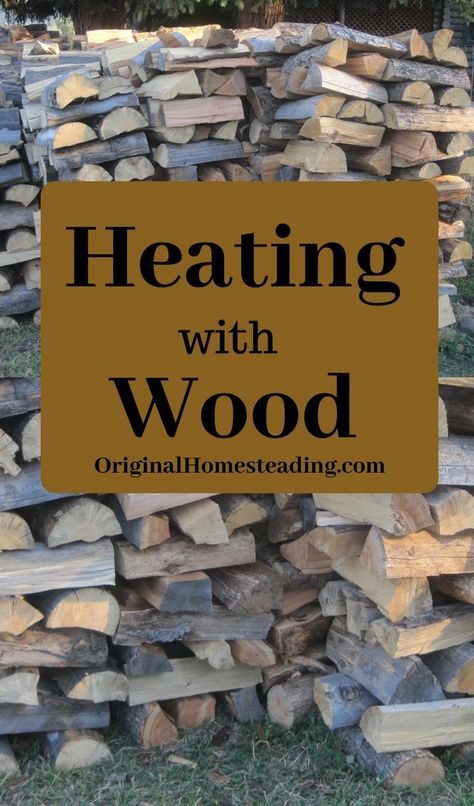 HEATING WITH WOOD...Learn about some of your options for Heating with Wood.....plus DIY Firestarter. Power Outage Tips, Wood Heat, Homesteading Diy, Homesteading Ideas, Fire Wood, Homesteading Skills, Self Sufficiency, Self Sufficient, Homestead Survival