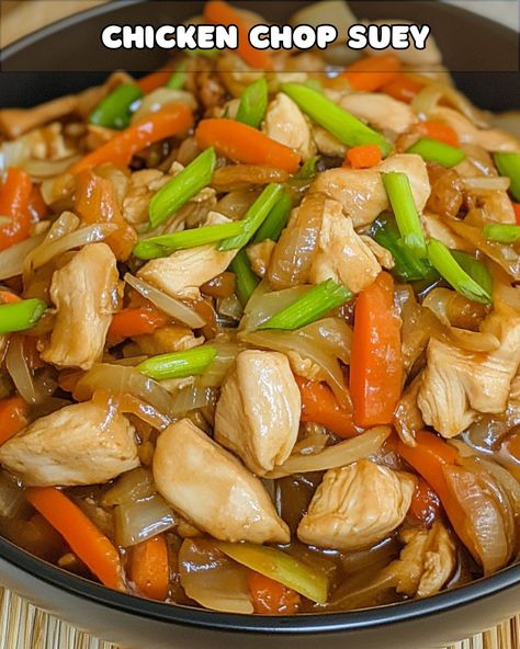 Flavorful Chicken Chop Suey: A Classic Stir-Fry Delight Chop Suey Recipe Chinese, Chicken Chop Suey, Chop Suey Recipe, Potato And Egg Breakfast, Sundried Tomato Chicken, Chicken Chop, Parmesan Broccoli, Chicken Chunks, Stir Fry Dishes