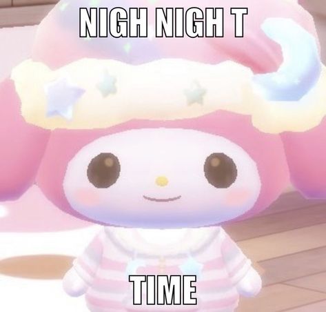 Sanrio Reaction Pics, Sanrio Reaction, Sanrio Meme, Sleep Meme, Sanrio Memes, Shoo Shoo, Charmmy Kitty, Melody Hello Kitty, Hello Kitty Characters