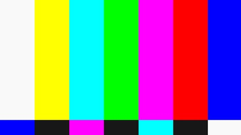 tv screen colors - Google Search Color Bar Tv, Tv Error Screen, Tv Screen Aesthetic, Tv Pattern, Tv Color Bars, Spongebob Time Cards, Greyscale Colour, Error Screen, Test Pattern