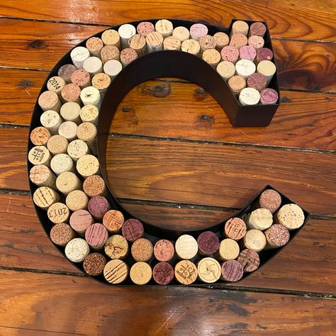 Wine Cork Holder Metal Monogrammed Letter C Nwt The Corks Are Not Fixed, So You Can Change, Arrange Or Move Them However You Want. Stands On Its Own Or Hangs From The Wall. I Also Have The Letters C, K, O, And R. Measurements Are In The Photos. Color May Be Different In Person Due To Varying Screens & Lighting. I Do My Best To Make Any Issues Clear If None Stated And Pictured Then There Are None. Free But Friendly Home. 5 Star Rated & Quick Shipper. Bundle To Save A Minimum Of 10%. Train Set Table, Wine Cork Letters, Cork Letters, Wine Cork Holder, Cork Holder, Cork Ideas, Wine Cork Crafts, Wooden Bead Garland, Pumpkin Centerpieces