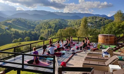 Yoga Deck, Yoga Retreat Center, Yoga Platform, Hata Yoga, Mindfulness Retreat, Retreat Centre, Retreat Home, Ashtanga Vinyasa Yoga, Making Wine