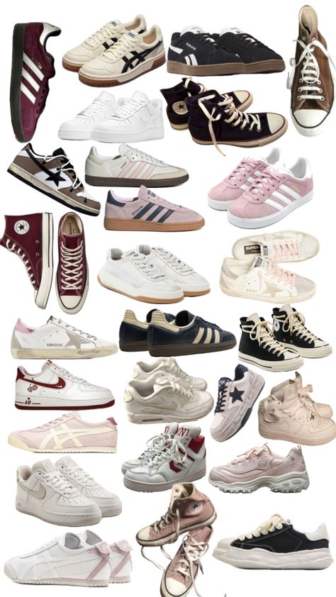 Shoes For Teens, Cutesy Clothes, A Lot Of Shoes, Shoes Wishlist, Shoe Chart, Outfit Ideas 2024, Shoe Wishlist, Casual Preppy Outfits