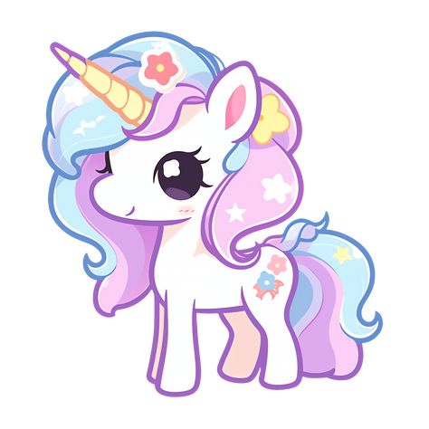 Cute Chibi Unicorn in Pastel Colors Sticker Kawaii Unicorn Wallpapers, Unicorn Cute Illustration, Unicorn Cute Drawing, Unicorn Images Cute, Baby Unicorn Drawing, Cute Unicorn Doodle, Kawaii Unicorn Drawing, Unicorns Drawing, Kawaii Unicorn Stickers