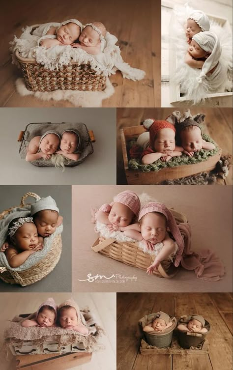 New Born Twins Baby Shoot, Twin Infant Photoshoot Ideas, Twins Newborn Photoshoot Ideas, Twin Monthly Photo Ideas, Newborn Twin Poses, Twins Baby Photoshoot Ideas, Twin Baby Photoshoot, Twins Picture Ideas, Twins Newborn Photoshoot