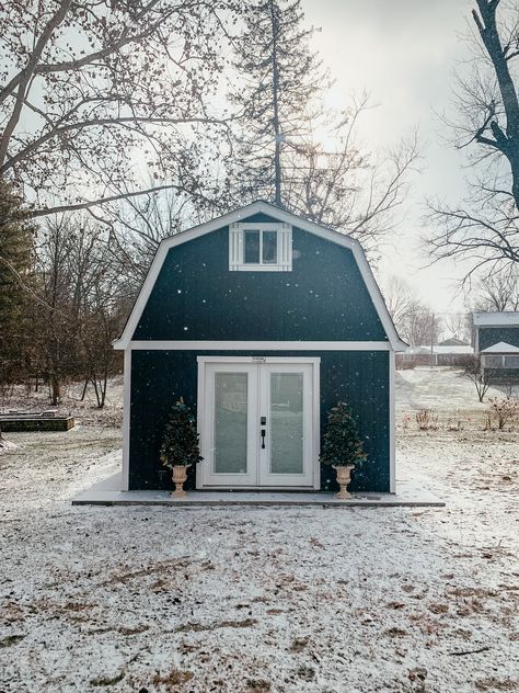 A We Shed with Kindred Vintage - Tuff Shed Tuff Shed Makeover, Tuff Shed Guest House, Tuff Shed Pool House, Shed Landscaping Ideas, Backyard Photography Studio Shed, Tuff Shed Tiny House, Tuff Shed Pro Studio, Shed Conversion Ideas, Sheds Ideas Backyard