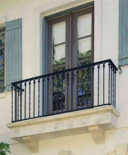 French Casement Windows, Iron Balcony Railing, Juliette Balcony, Balcony Railings, French Balcony, Contemporary Windows, Window Balcony, Juliet Balcony, Iron Railings