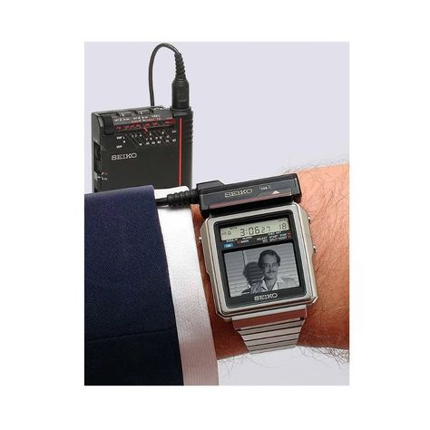 Margherita Pincioni on Instagram: “Super top // The Seiko TV Watch TR02-01 (1982, Japan) // * * #seiko #80s #watchdesign #vintagedesign” Tv Watch, Watch Design, Leather Watch, Vintage Designs, Japan, Tv, Leather, Instagram