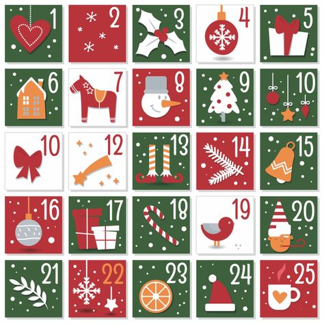 Advent Calendar Number Printables Advent Decor Ideas, Christmas Calendar Numbers Free Printable, Advent Calendar Numbers Printable, Advent Calendar Cards Printable, Christmas Advent Printable, Free Printable Advent Calendar Numbers Countdown To Christmas, Advent Calendar Boxes Diy, Advent Calendar Boxes Free Printable, Christmas Numbers Printable Free