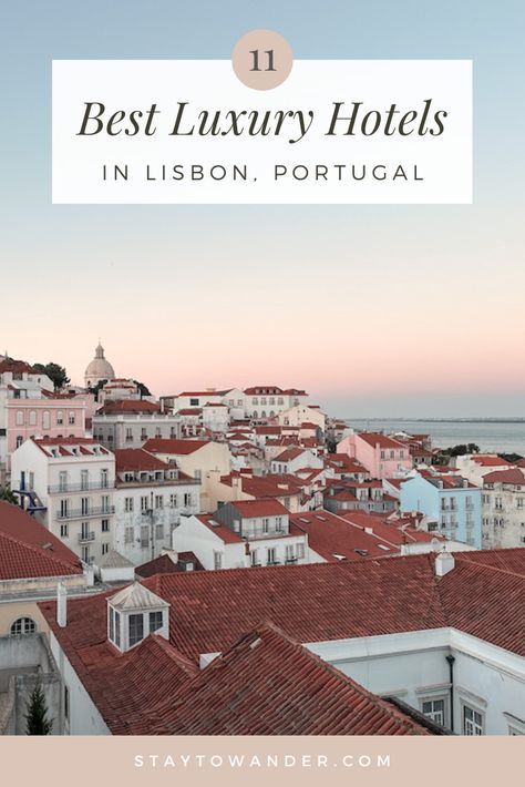 Planning a trip to Lisbon, Portugal? These are the best luxury hotels in Lisbon for an unforgettable stay! Lisbon Hotel, Europe Trips, Hotels Portugal, Portugal Vacation, Lagos Portugal, Portuguese Culture, Family Vacay, Solo Trip, Unique Hotels