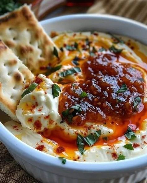 Ina Garten Recipes fans | Pepper Jelly Cheese Dip 🌶️🧀 | Facebook Avani Recipes, Pepper Jelly Cheese Dip, Pepper Jelly Dip, Cooking Peppers, Gordon Ramsay Recipe, Ina Garten Recipes, Quick And Easy Appetizers, Pepper Jelly, Amazing Appetizers