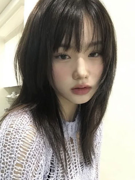 Korean hush cut: soft layers with wispy bangs Pretty Hair Cuts, Hair Inspiration Long, Haircut Inspo, Hairstyles For Layered Hair, Hair Inspiration Short, Haircuts Straight Hair, Haircuts For Medium Hair, Asian Hair, Cut My Hair