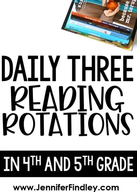 Intermediate Reading, Reading Rotations, Reading Stations, Teaching 5th Grade, Small Group Reading, Reading Curriculum, 5th Grade Ela, Daily Five, Third Grade Reading