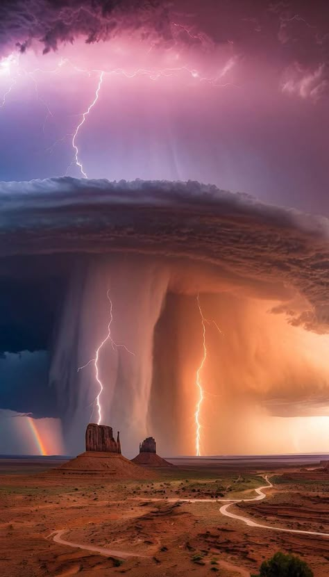 Weather Powers Aesthetic, Cool Nature Pictures, Rare Clouds, Asperatus Clouds, Tornado Photography, Pictures Of Nature, Beautiful Weather, Thunder Storm, Stormy Sky