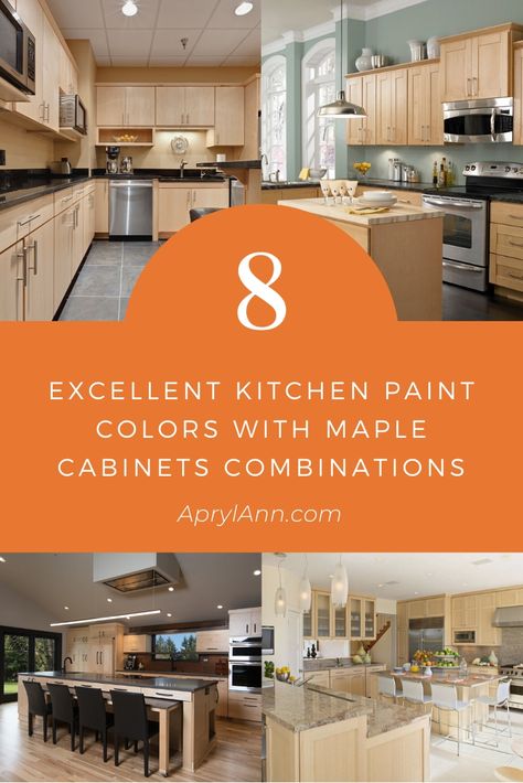 What Color Countertops With Maple Cabinets, Kitchen Wall Colors With Maple Cabinets, Update Maple Cabinets Without Paint, Updating Maple Kitchen Cabinets, Maple Cabinets Kitchen Wall Color, Maple Kitchen Cabinets Modern, Honey Maple Kitchen Cabinets, Kitchen Color Schemes With Oak Cabinets, Light Maple Kitchen Cabinets