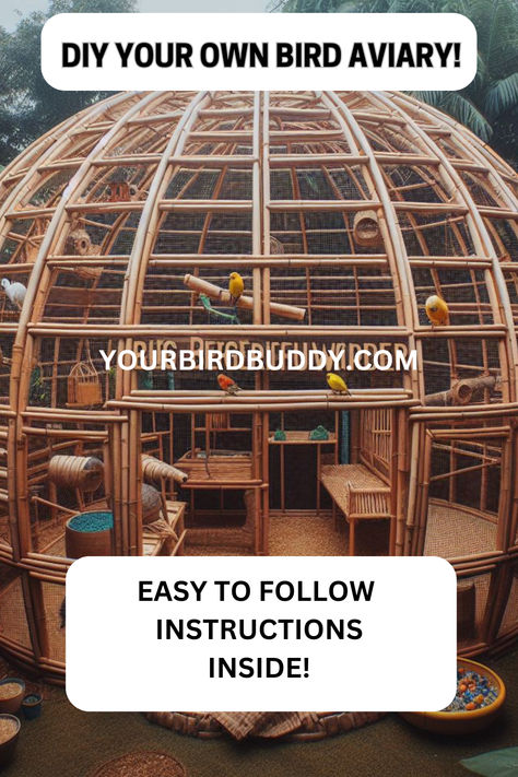 Thinking about how to build a bird aviary or upgrading your current one? The secret is in the planning. Choose the right size, location, and design to make your backyard bird aviary perfect. You want a place that is a home for your birds and brings you joy. Small Aviary Ideas Outdoor, Outdoor Parrot Aviary, Indoor Bird Room Ideas, Indoor Aviary Ideas, Bird Aviary Ideas Outdoor, Diy Bird Aviary, Aviary Ideas Outdoor, Backyard Aviary, Indoor Bird Aviary